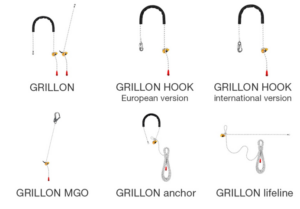 Multiple Grillon climbing products