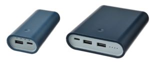 Image shows two power banks