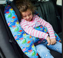 Kids H-Shaped Car Cushion with Dinosaur design