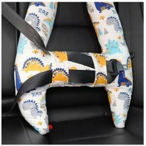 H Shaped Car cushion for kids with dino pattern