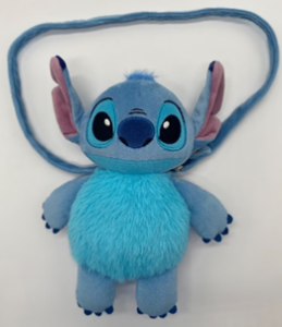 Stitch character plush bag toy