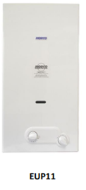 Gas water heater model EUP11 