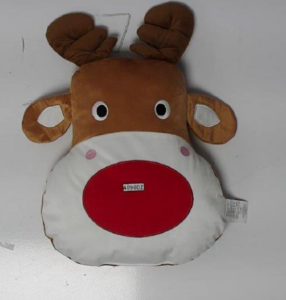 Reindeer Shaped Novelty Cushion